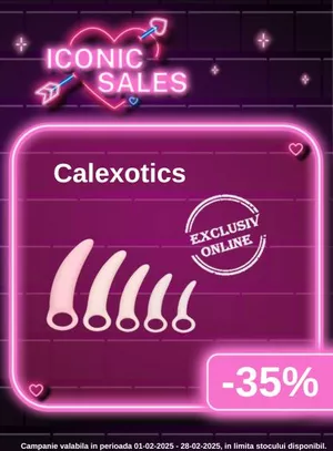 Iconic Sales cu reducere 35% la Calexotics