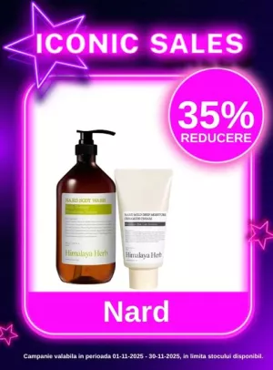Iconic Sales cu reducere 35% la Nard