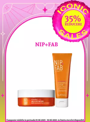 Iconic Sales cu reducere 35% la NIP+FAB