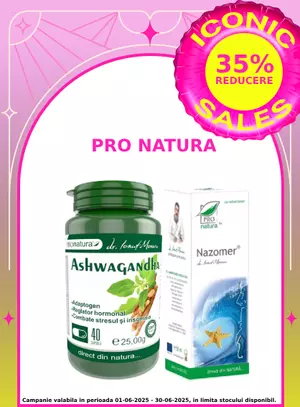 Iconic Sales cu reducere 35% la Pro Natura
