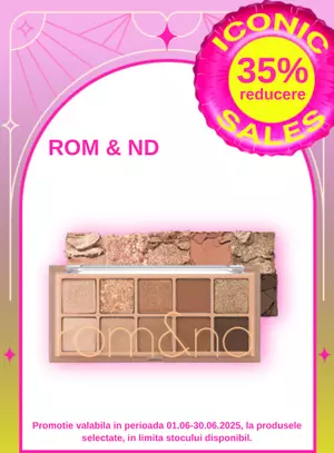 Iconic Sales cu reducere 35% la Rom & Nd