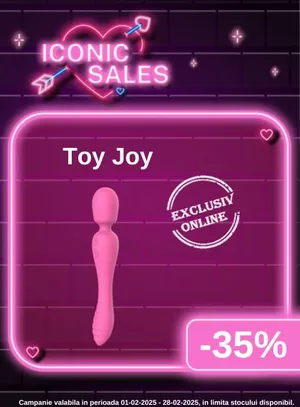 Iconic Sales cu reducere 35% la Toy Joy