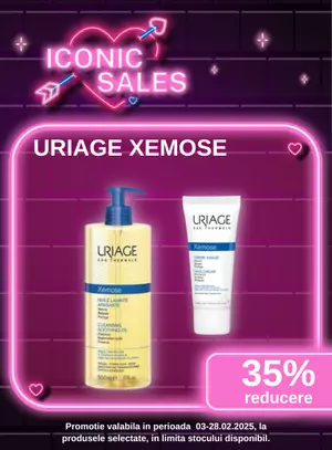 Iconic Sales cu reducere 35% la Uriage Xemose