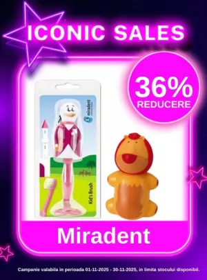Iconic Sales cu reducere 36% la Miradent