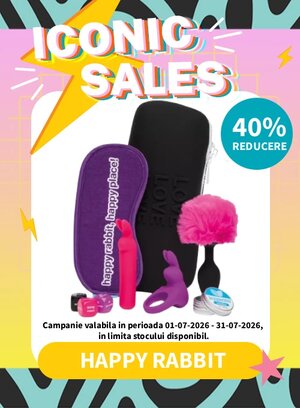 Iconic Sales cu reducere 40% la Happy Rabbit