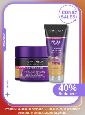 Iconic Sales cu reducere 40% la John Frieda