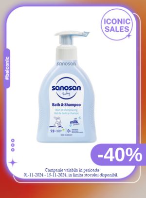 Iconic Sales cu reducere 40% la Sanosan