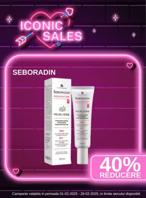 Iconic Sales cu reducere 40% la Seboradin