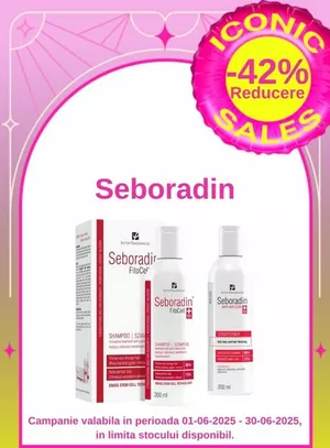 Iconic Sales cu reducere 42% la Seboradin