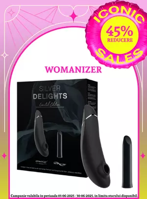 Iconic Sales cu reducere 45% la Womanizer