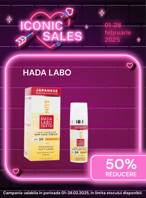 Iconic Sales cu reducere 50% la Hada Labo