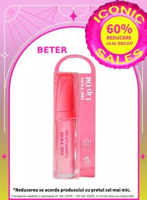Iconic Sales cu reducere 60% la al doilea produs Beter