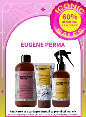 Iconic Sales cu reducere 60% la al doilea produs Eugene Perma