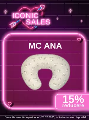 Iconic sales cu reducere de 15% la Mc Ana