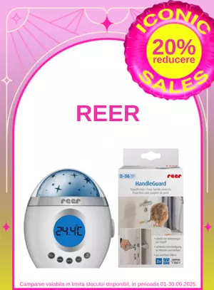 Iconic Sales cu reducere de 20% la Reer