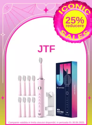 Iconic Sales cu reducere de 25% la JTF