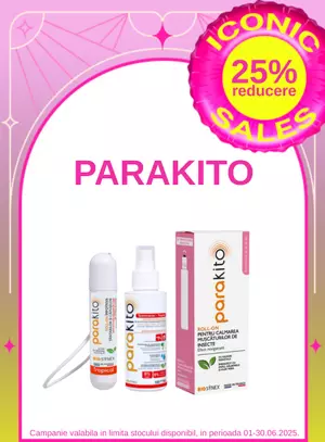 Iconic Sales cu reducere de 25% la Parakito