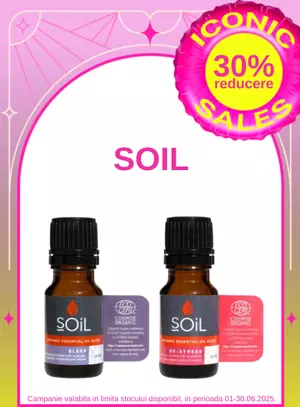Iconic Sales cu reducere de 30% la Soil