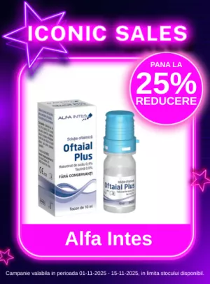 Iconic Sales cu reducere de pana la 25% la Alfa Intes