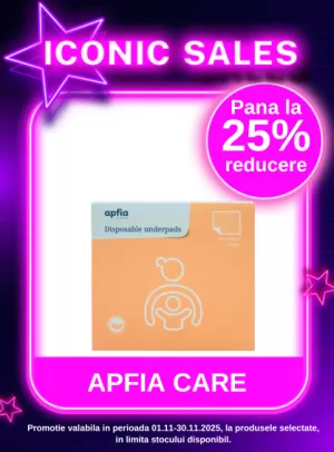 Iconic Sales cu reducere de pana la 25% la Apfia Care