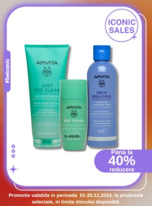 Iconic Sales cu reducere de pana la 40% la Apivita