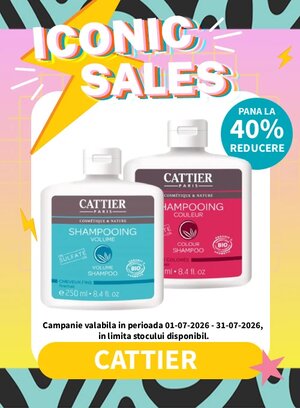 Iconic Sales cu reducere de pana la 40% la Cattier