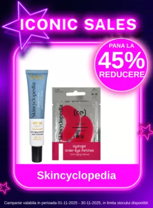 Iconic Sales cu reducere de pana la 45% la Skincyclopedia
