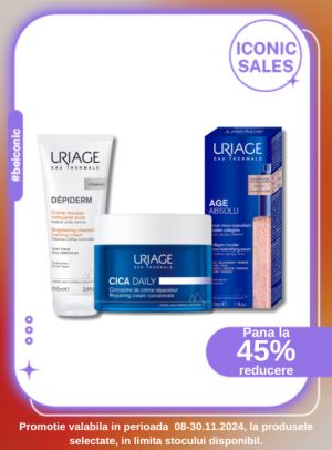 Iconic Sales cu reducere de pana la 45% la Uriage