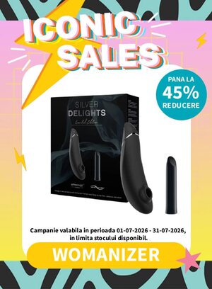 Iconic Sales cu reducere de pana la 45% la Womanizer