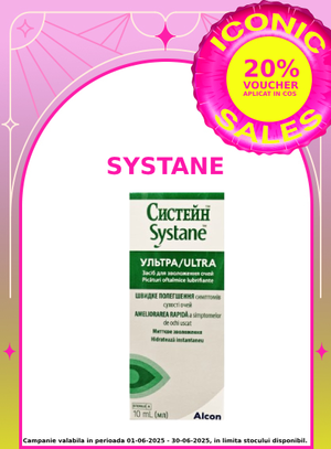 Iconic Sales cu voucher aplicat in cos 20% la Alcon