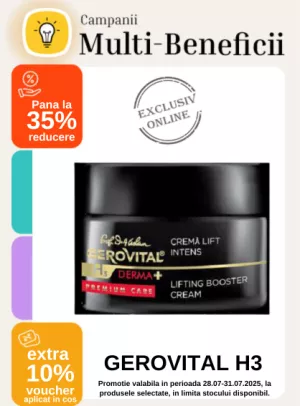 Multi-Beneficii la Gerovital