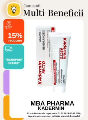 Multi-Beneficii la Mba Pharma Gel Kadermin