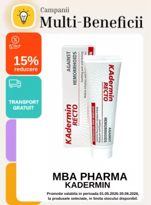 Multi-Beneficii la Mba Pharma Gel Kadermin