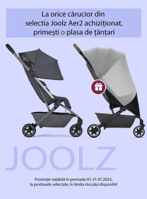 Promot cu produs bonus la Joolz
