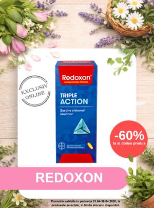 Promotie 1+60% reducere la al doilea produs Bayer Redoxon Triple Action