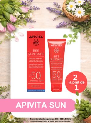 Promotie 2 la pret de 1 la Apivita Sun