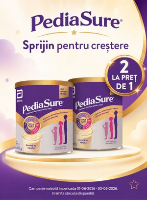 Promotie 2 la pret de 1 la PediaSure
