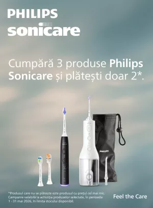 Promotie 3 la pret de 2 la Philips Sonicare