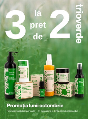 Promotie 3 la pret de 2 la Trio Verde
