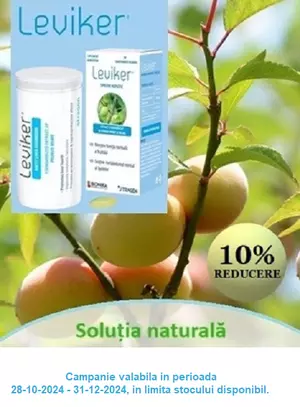 Promotie cu 10% reducere la Bionika