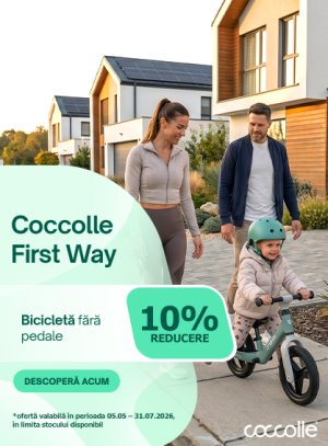 Promotie cu 10% reducere la Coccolle Bicicleta fara pedale