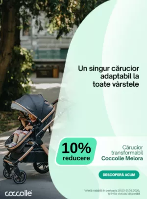 Promotie cu 10% reducere la COCCOLLE Carucior Melora