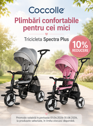 Promotie cu 10% reducere la Coccolle Tricicleta Spectra