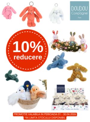 Promotie cu 10% reducere la Doudou