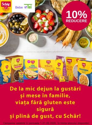 Promotie cu 10% reducere la Dr Schar