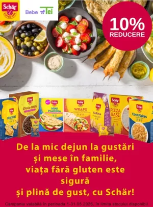 Promotie cu 10% reducere la Dr Schar
