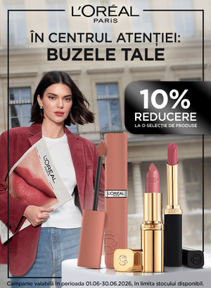 Promotie cu 10% reducere la L'Oreal Cosmetics