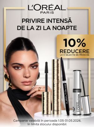 Promotie cu 10% reducere la L'Oreal Paris Makeup