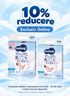 Promotie cu 10% reducere la Moony