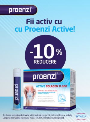 Promotie cu 10% reducere la Proenzi Active Colagen